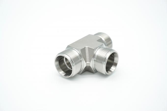 Nagelneues Edelstahl-Gleichgestelltes zweigt männliche Rohranschlussstücke für hydraulische Installationen ab 1