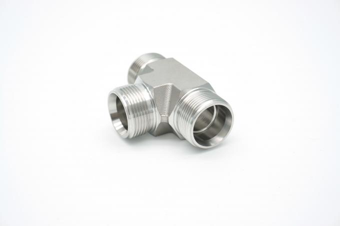 Nagelneues Edelstahl-Gleichgestelltes zweigt männliche Rohranschlussstücke für hydraulische Installationen ab 2