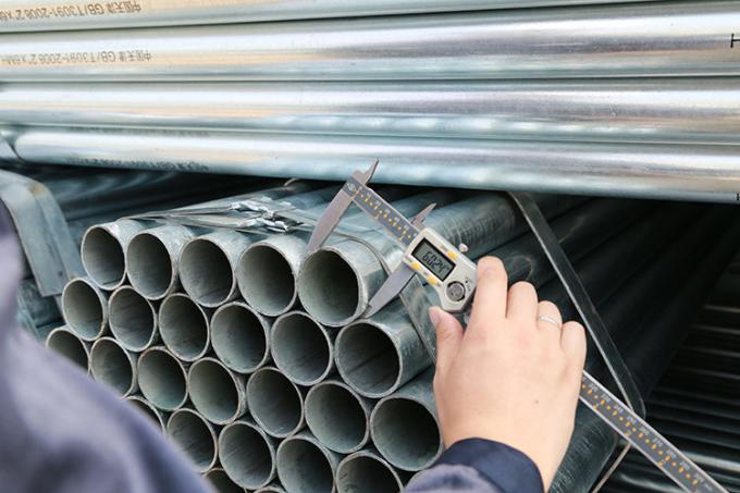 Hersteller-Hot Dip-GI Bau-Baugerüst-Runde schweißte vor galvanisiertes Stahlrohr