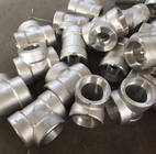 Stainless Steel Forged Pipe Fitting A403 A420 ANSI B16.11 SW Straight Tee