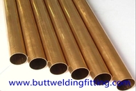 Seamless Copper Nickel Tube 0.8 - 1.5mm Wall Thickness CuNi 90/10