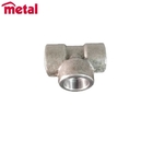 Customized Thread Female Tee 1" DN25 Sch160 Stainless Steel 304 Pipe Fittings ANSI