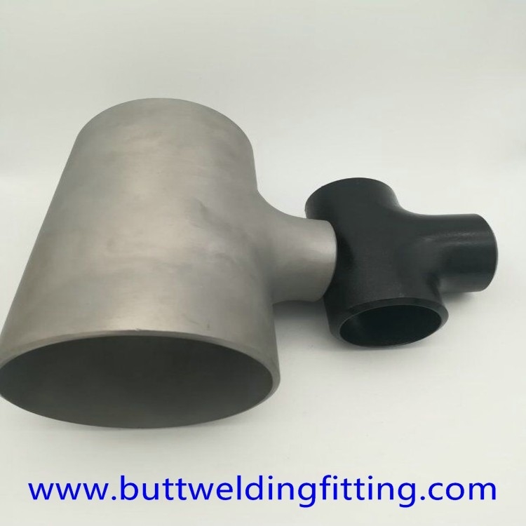 Dn15-3000 Stainless Steel Tee , Astm A234 Gr Wpb Butt Weld Reducing Tee