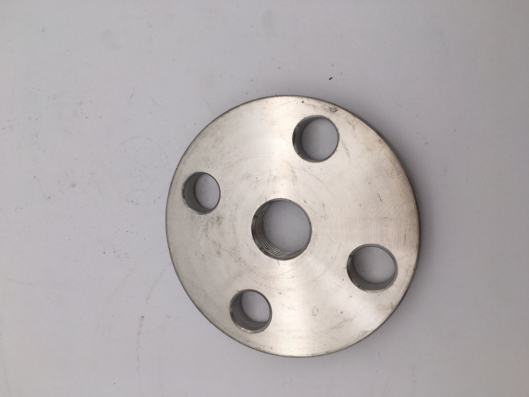 Silver Color Steel Pipe Flanges UNS S31260 Material RF Surface Round Shape