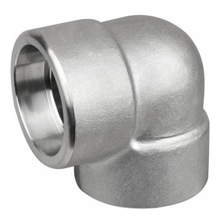 B366 WPNCI Inconel 600 Forged Pipe Fitting SCH80 90 Degree 1/8In High Pressure Socket Welding Elbow