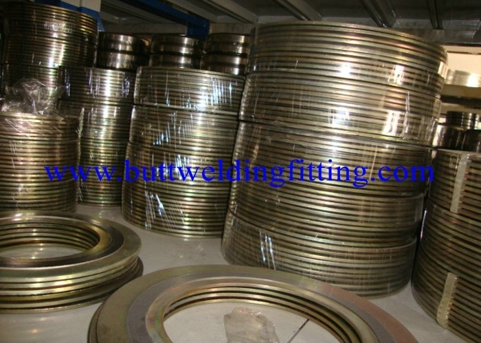 316 Stainless Steel Spiral Wound Gasket / Corrugated Metal Gasket