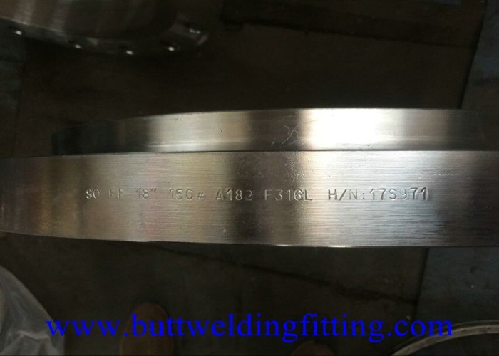150LB Slip On Forged Steel Flanges , A182 F316L FF Forged Steel Fittings