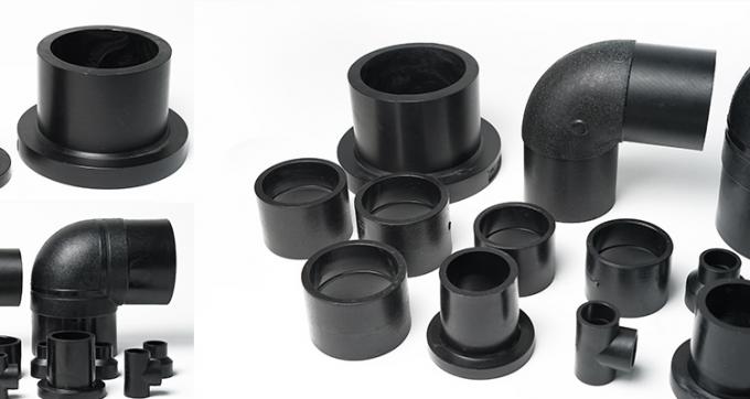 HDPE gerades Verbindungsstück 4 Zoll 25mm Kolben-Schweißens-Sockel, diehdpe Pn16 Fitting schweißen 0