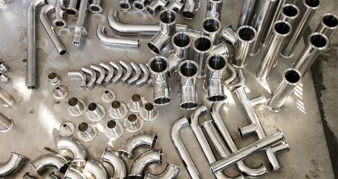 neueste Unternehmensnachrichten &uuml;ber Tri Klammer Hersteller-Sanitary SS304/Kolben geschwei&szlig;ter konzentrischer Reduzierer/Exzenterreduzierer-Fitting  4