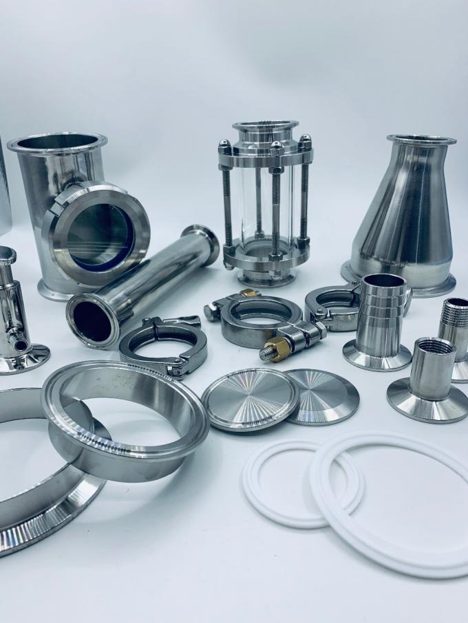 Gesundheitlicher 4 Zoll 6 Zoll 8 Zoll 10 Zoll-Tri Klammern-Drei-Klee-Installationen f&uuml;r Destillierapparate 1