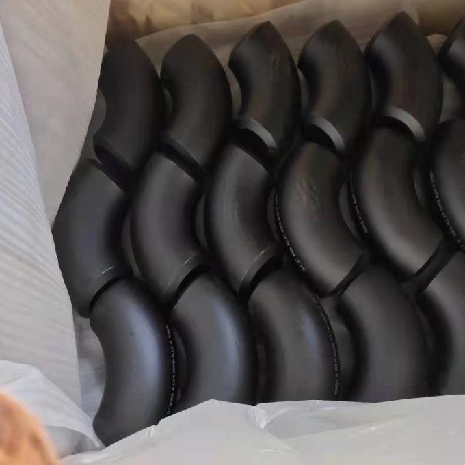 Kolben-Schwei&szlig;ens-langer Radius 45 Grad-Ellbogen-Kohlenstoffstahl-Fitting 1