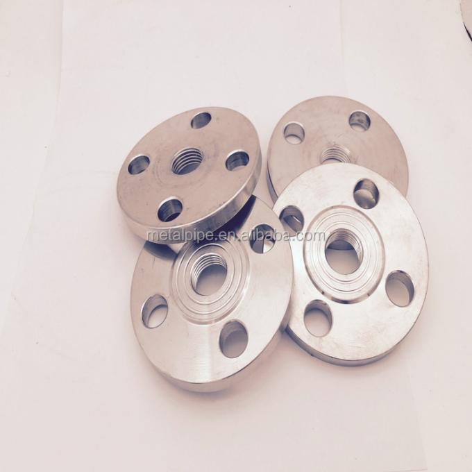 1-1/2" TH RF 150LB Edelstahlrutsch auf Flansche 316L Aufgehobenes Gesicht TH Flansche ANSI B16.5 Gewindeflansche 1