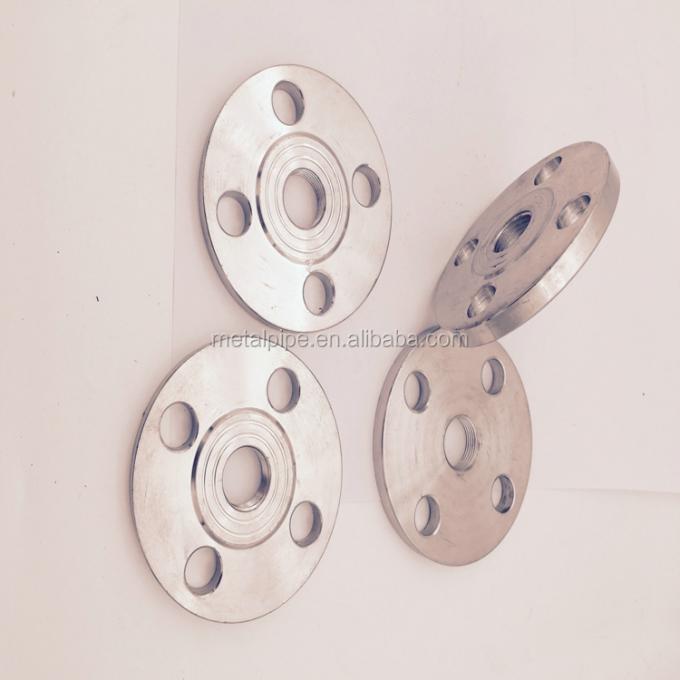 1-1/2" TH RF 150LB Edelstahlrutsch auf Flansche 316L Aufgehobenes Gesicht TH Flansche ANSI B16.5 Gewindeflansche 2