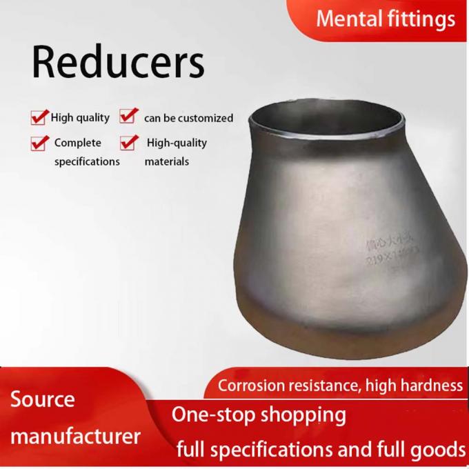 METAL Fabrik Lieferung Butt Schweißrohrbefestigungen Konzentrische Reduktor UNS S31803 Duplex Edelstahlrohrbefestigungen 2"X 1" SCH40S 2