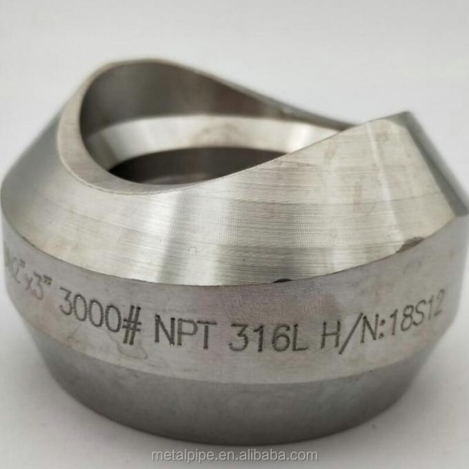 Metall Hochwertiges Edelstahl-Schweißzeug 1/2 Zoll ASTM 182 Gr. F51 Abmessungen AS MSS SP-97 SCH 40S 1