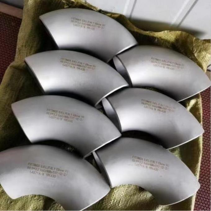 CuNi 90/10 Ellenbogen Kurzer Radius 45 Ellenbogen Kurzer Radius EHN 9603/600s 5,5 mm 5 mm DN 600 CuNi10Fe1,6 Mn 2