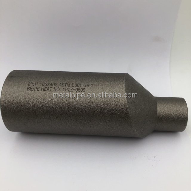 METAL ASTM A312 TP316L Konzentrische Schleifenbrustwarze BLE*PSE Rohrverbindungen aus Edelstahl Schleifenbrustwarze 3