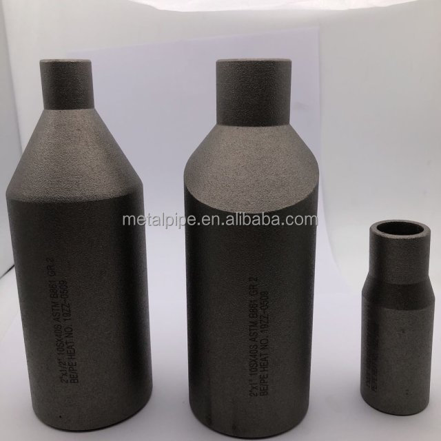 METAL ASTM A312 TP316L Konzentrische Schleifenbrustwarze BLE*PSE Rohrverbindungen aus Edelstahl Schleifenbrustwarze 4