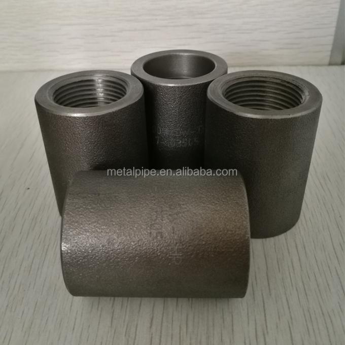 Metall aus Edelstahl SS316 Schmiedewiderstandsrohrverbindungen mit Gewinde NPT 3000LB NPS 1/2"-4" SCH160 ASME B16.11Kopplung 1