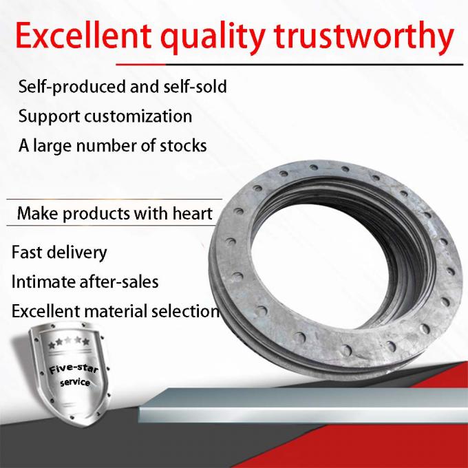 Anpassbar ANSI B16.5 Kohlenstoffstahl Edelstahl SS304/316 WN Flansche Rohrverbindungen für Rohrbefestigung 2