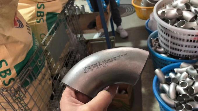 CuNi 90/10 Ellenbogen Kurzer Radius 45 Ellenbogen Kurzer Radius EHN 9603/600s 5,5 mm 5 mm DN 600 CuNi10Fe1,6 Mn 0