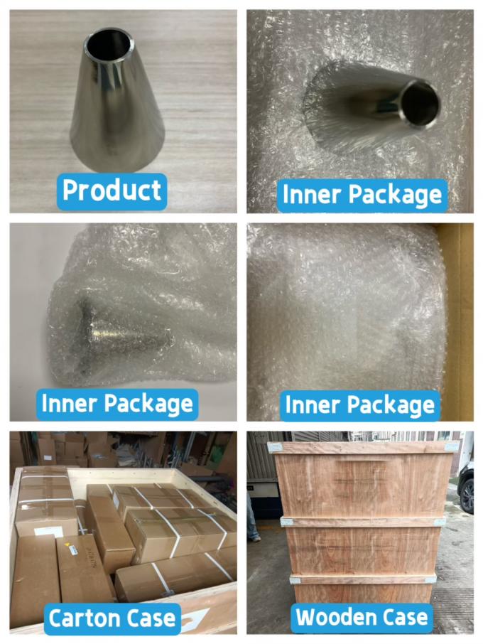 Edelstahl 40*32 DN Exzentrischer Reduktor WP316LN SCH80 SCH40 3