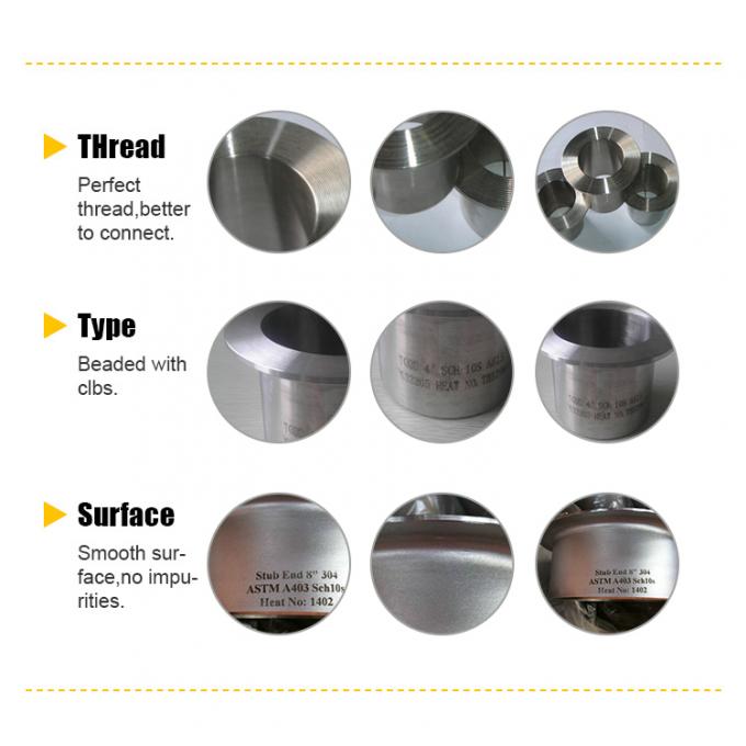 METAL Super Duplex Edelstahl-Lap-Glied-Stub-End AL-6XN UNS N08367 Stub-End 1