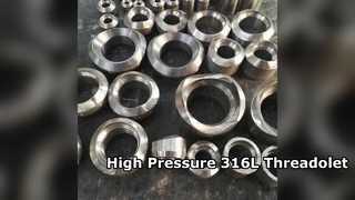 Premium-Threadolet aus 316L-Edelstahl, ASME-zertifiziert