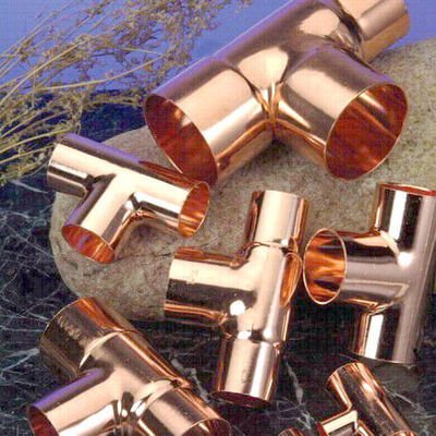 C70600 Copper Nickel Equal Tee Butt Weld Pipe Fitting CuNi 90/10 Marine Seawater Seamless Construction