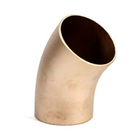 Hot Sales Tobo Cooper Nickel 90/10 45 Degree Elbow Pipe Fitting