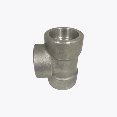 Asme b16.9 schedule 40 steel Pipe Fittings Socket Weld Tee Stainless Steel Equal Tee 304