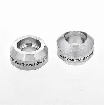 F316L Stainless Forged Pipe Fittings 6000LB Socket Weld Weldolet Threadolet MSS SP-97