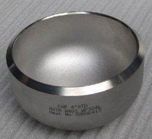 ASTM A403 WP316 316L Stainless Steel Tube End Cap 1/2 to 72 Inch Seamless Butt Welded Pipe Cap Fitting