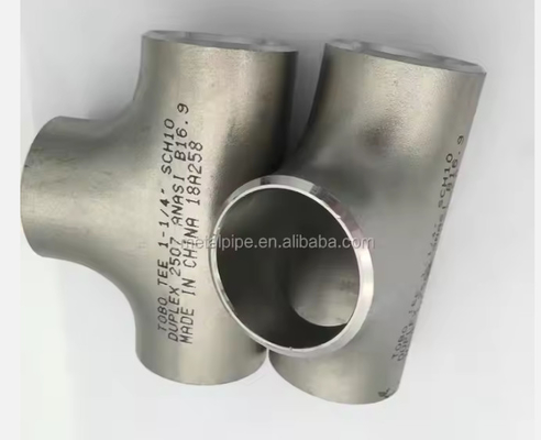ASTM A815 UNS S31803 Duplex Stainless Steel ASME B16.11 For High-Pressure Pipelines