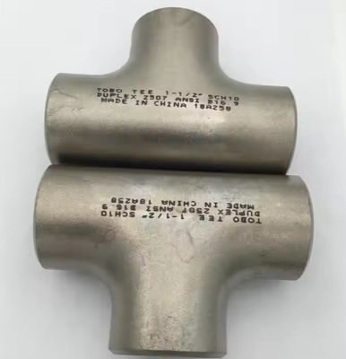 ASME B16.9 Stainless Steel Equal Tee 304/316L Seamless Butt Weld Pipe Fitting 1/2-24 Inch