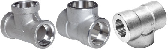 Socket Weld Forged Steel Pipe Fittings Normalizing Heat Treatment ASME B16.11
