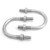 Stainless Steel 304 Clamp U Shaped Bolt Universal Joint U-Bolt Kit bolts With Nuts