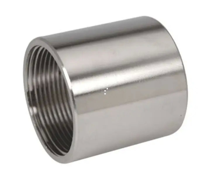 Carbon Steel Seamless Pipe Threaded Fittings Socket Stainless Steel Coupling