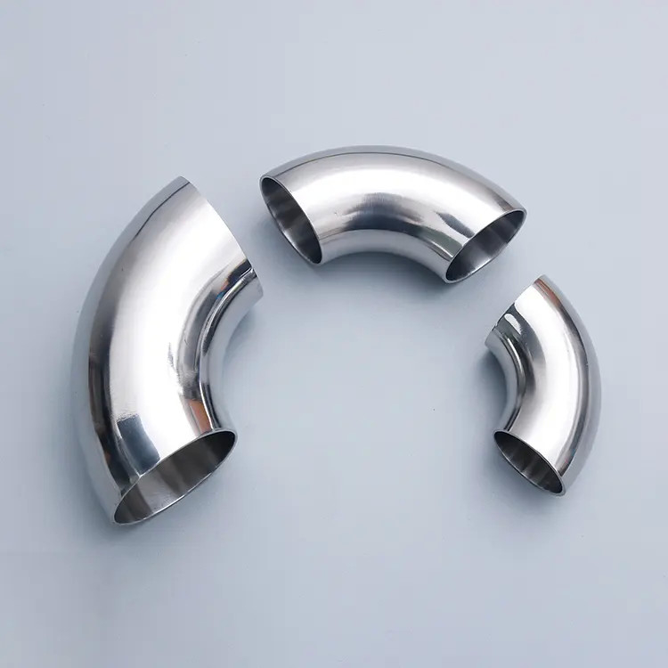 Sanitary Stainless Steel Pipe Fitting Elbow Male / Female Elbow