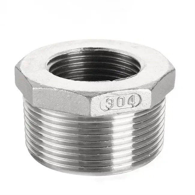 Bushing Threaded Fitting Forged Pipe FittingNPS 48" x 36" ASTM A234 WPB ASTM A403 WP304/304L, WP316/316LASME B16.11