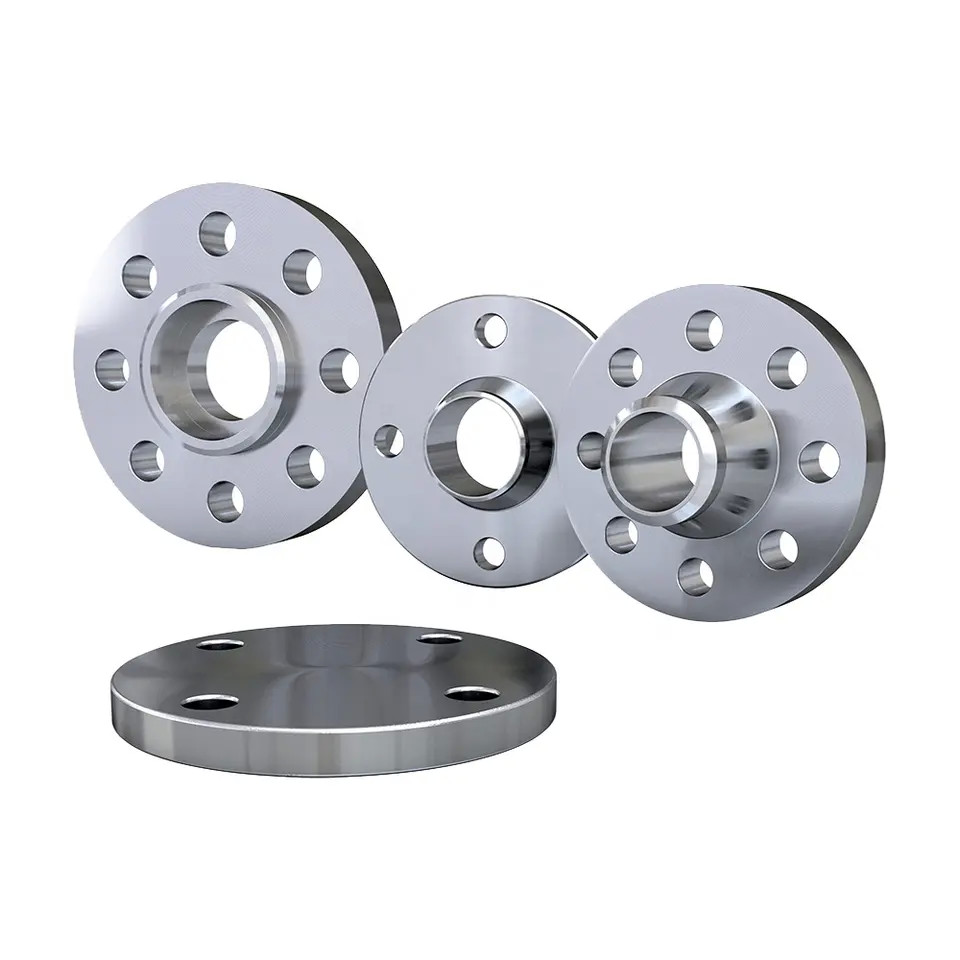 ISO High Quality Carbon Steel Forged Plate Flat Face Pipe Cast Forged Pipe  Stainless Steel Flanges