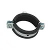 Quick Release Pipe Clamp Tube Hose Clamps With Rubber Pipe Bracket Lined Rubber