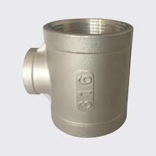 TH Reducing Tee Threaded Fitting Forged Pipe Fitting NPS 1/8