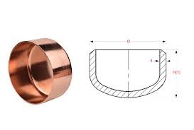 BW Cap Butt Welding Fitting ASTM A234 WPB ASTM A403 WP304/304L, WP316/316L ASME B16.9 GB/T 12459-2018 ASTM A234 ASTM A403