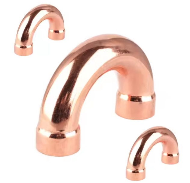 air Conditioning Copper Pipe Fitting Copper Tube Connector Copper Elbow Tee Coupling Fittings
