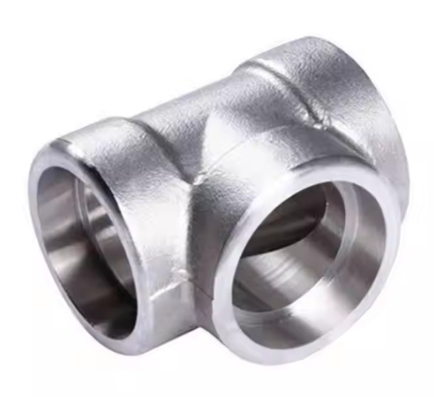 Pressure Rating 3000 Psi Stainless Steel Tee Corrosion Resistant Pipe Fitting Suitable for High Temperature Industrial