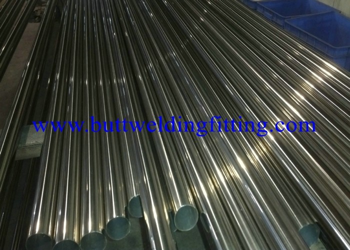 ASTM A213 TP316Ti Stainless Steel Seamless Pipe , UNSS31635 1.4571 Seamless Tube