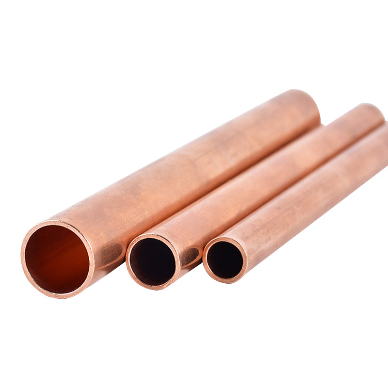 Straight lengths hard temper refrigeration copper tube ac copper pipe for air conditioners