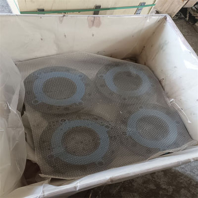 Weld neck flange, FFFE, BE, 6", S-10S, CL150, ASME-B16.5, ASTM A182 Gr.F 44 (UNS S31254)