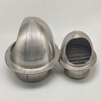 3" Stainless Steel Round Kitchen Wall Exhaust Waterproof Ventilation Mushroom Pipe Air Vent Cap Cover